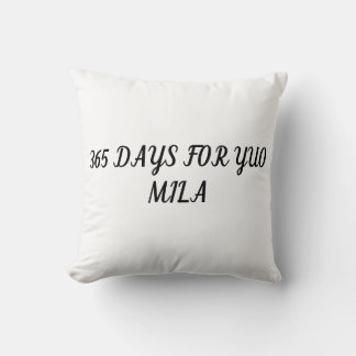 Kissen mit Widmung 365 Tage