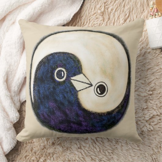 Kissen mit YinYang Friedenstruppen (Decke)