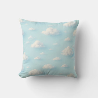 Kissen (Muster mit flauschiger weißer Wolke)