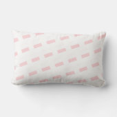 Kissen Pink & White Square (Rückseite)