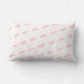 Kissen Pink & White Square (Vorderseite)