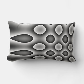 Kissen, Polka-Punktmuster, grau Lendenkissen