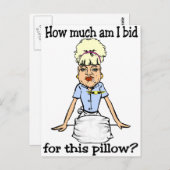 Kissen? Postkarte (Vorne/Hinten)