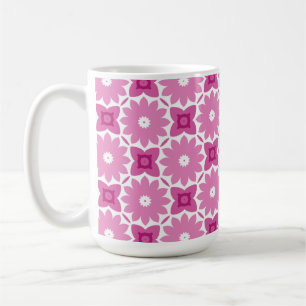 Kissen PP 80: 2 von 3 rosa Blume Kaffeetasse