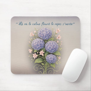 Kissen Quadratisch "Dort wo Ruhe erblüht" Mousepad