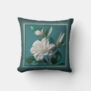 Kissen - romantische Blumen, Blume, Magnolie