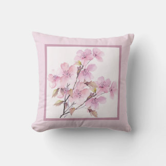 Kissen - romantische Blüte, Blume, Kirschblüte,