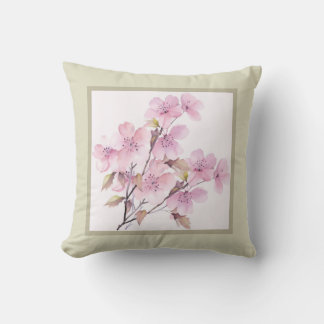 Kissen - romantische Blüte, Blume, Kirschblüte