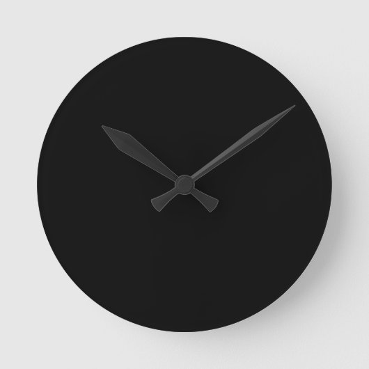 Kissen Runde Wanduhr (Vorderseite)