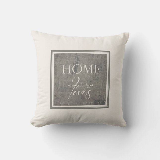 Kissen Serie " sweet home" (Vorderseite)