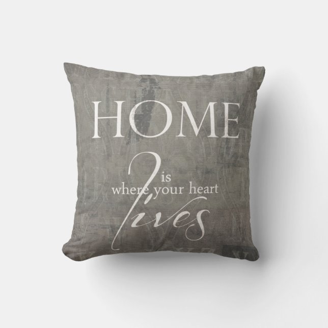 Kissen Serie " sweet home" (Vorderseite)