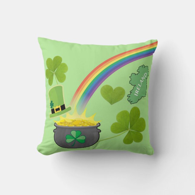 Kissen St. Paddys Tages (Vorderseite)