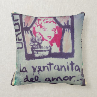 Kissen street art der Ventanita der Liebe