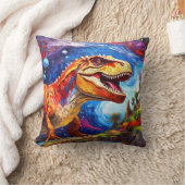 Kissen und Set von Dinosauriern mit Kissen (Decke)