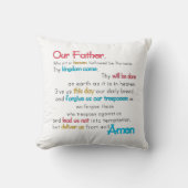 Kissen: Unser Vater Gebet-Kissen für katholische K Kissen (Vorderseite)