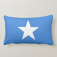 Kissen unter der Flagge Somalias