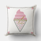 Kissen -Unwiderstehliches EisCream von Poet Adiela (Vorderseite)