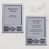 Kissen Visitenkarte (Vorne/Hinten)