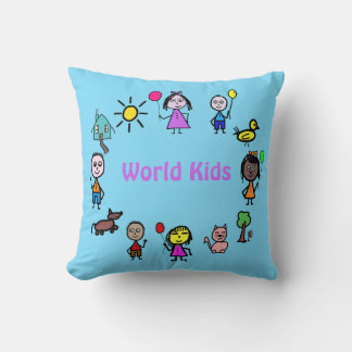 Kissen Welt Kinder 