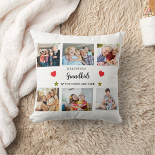 Kissen Wir lieben unsere Enkel Fotos Collage