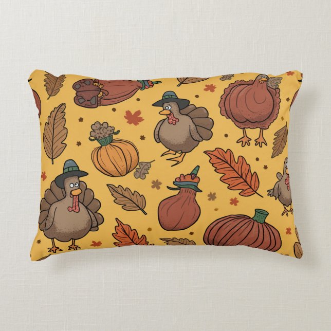 Kissen zum Feiern des Erntedanks (Vorderseite)