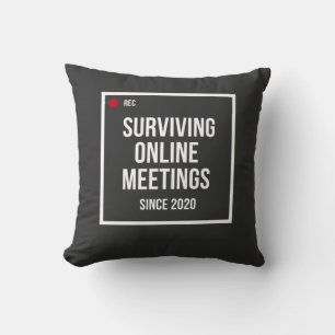 Kissen zum Überleben von Online-Meetings seit 2020