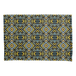 Kissenbezug Blau Gold Schwarz Reifenprofil 