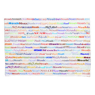 Kissenbezug des Noah-Text-Entwurfs-II