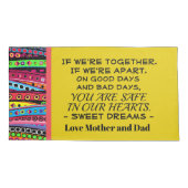 Kissencase #1 Text auf der Rückseite Kissenbezug (Rückseite)