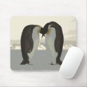 Kissende Pinguine Mousepad (Mit Mouse)