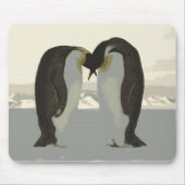 Kissende Pinguine Mousepad (Vorne)