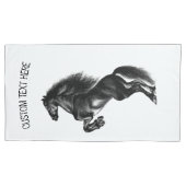 Kissengehäuse mit benutzerdefiniertem Text Kissenbezug (Vorderseite)