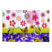 Kissengehäuse Sonnenblume Kissenbezug (Rückseite)