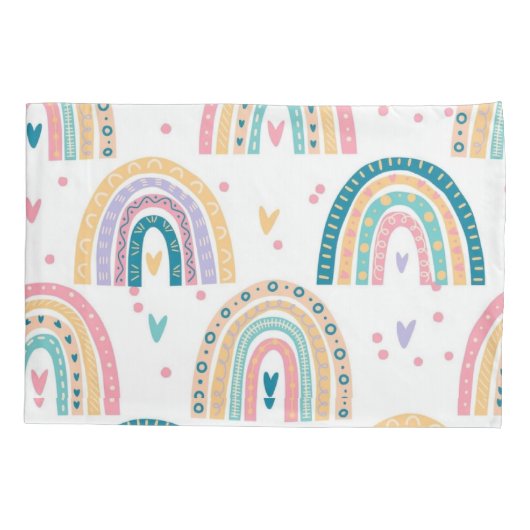 Kissenkoffer Weiße Farbe Kissenbezug (Rückseite)