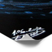 Kissenpaar Yin Yang Liebe Surreal zeichnend Kunst Poster (Ecke)