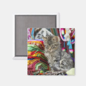 Kissenperu Magnet (Vorderseite/Rückseite)