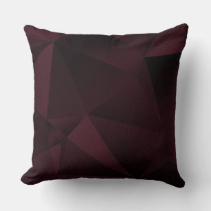 Kissenpflaume Facettierte geometrische Diamant-Wur Kissen