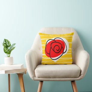 Kissenplatz der spanischen Rose Kissen