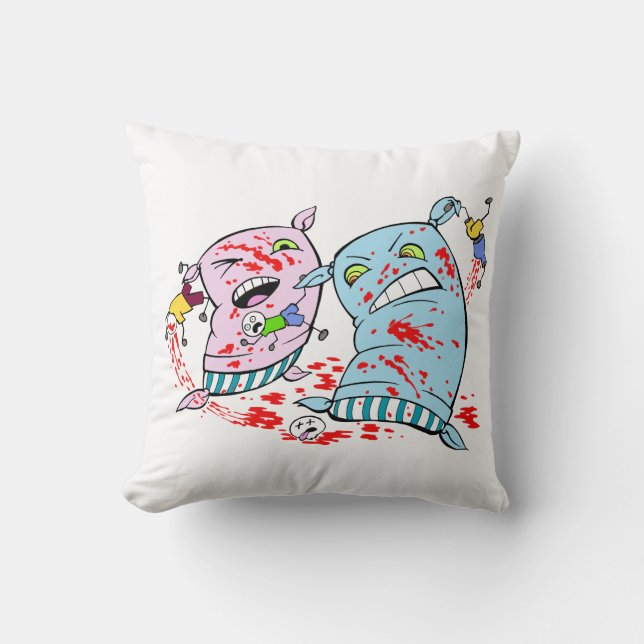 Kissenschlacht Kissen (Vorderseite)