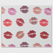 Kisses aus dem Misses Wrapping Paper Geschenkpapier (Flach)