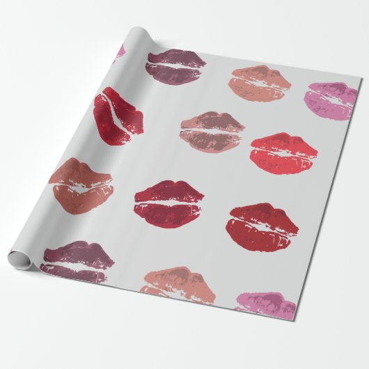 Kisses aus dem Misses Wrapping Paper Geschenkpapier (Ungerollt)