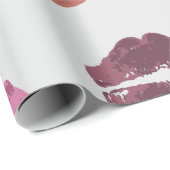 Kisses aus dem Misses Wrapping Paper Geschenkpapier (Rolleneckpunkt)