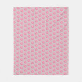Kisses Blanket Pink Niedlich Kisses Blankets Fleecedecke (Vorderseite)