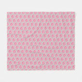 Kisses Blanket Pink Niedlich Kisses Blankets Fleecedecke (Vorderseite (Horizontal))