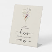 Kisses Boho Sign Sockelschild (Vorderseite)