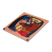 Kisses Cubism Abstrakt Fliese (Seite)