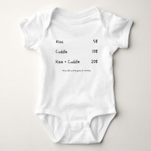 Kisses & Cuddles Funny Baby Mama Sprichwort Strampler