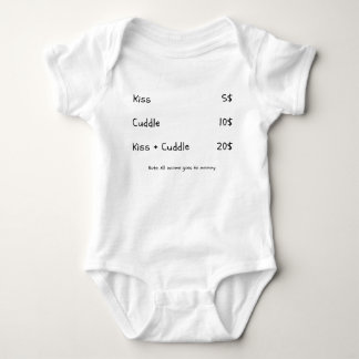 Kisses & Cuddles Funny Baby Mama Sprichwort Strampler