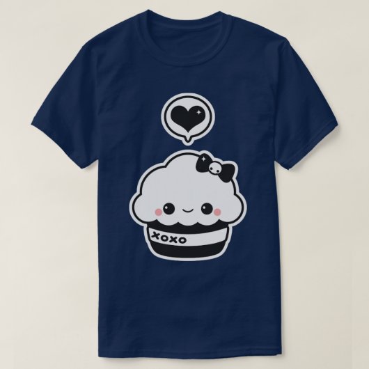 Kisses Cupcake T-Shirt (Design vorne)