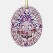 Kisses Face Keramik Ornament (Rechts)